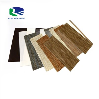 Blackout de poliéster de 100% Tecido com persianas